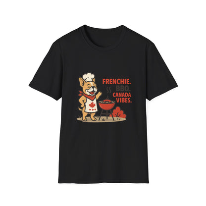 Frenchie. BBQ. Canada Vibes. – Unisex Canada Day Frenchie Tee
