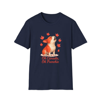 Oh Canada, Oh Frenchie – Unisex Canada Day Frenchie Tee
