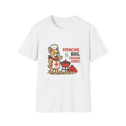 Frenchie. BBQ. Canada Vibes. – Unisex Canada Day Frenchie Tee