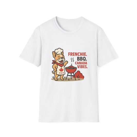 Frenchie. BBQ. Canada Vibes. – Unisex Canada Day Frenchie Tee