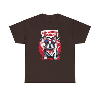Red, White & Frenchie │ Canada Day French Bulldog Graphic Tee