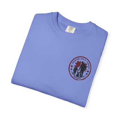 Frenchie, Dad & Canada – Unisex Left-Chest Logo Tee