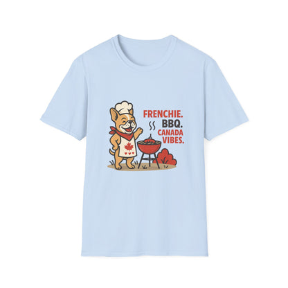 Frenchie. BBQ. Canada Vibes. – Unisex Canada Day Frenchie Tee