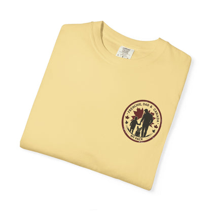 Frenchie, Dad & Canada – Unisex Left-Chest Logo Tee