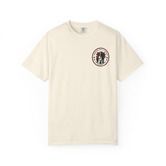 Frenchie, Dad & Canada – Unisex Left-Chest Logo Tee
