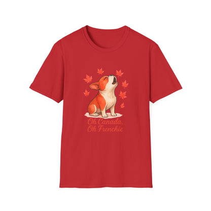 Oh Canada, Oh Frenchie – Unisex Canada Day Frenchie Tee