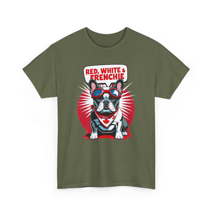 Red, White & Frenchie │ Canada Day French Bulldog Graphic Tee