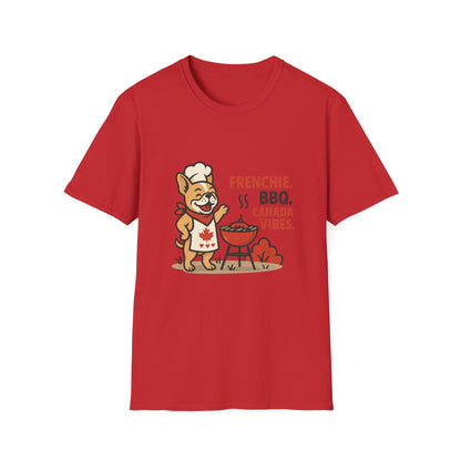 Frenchie. BBQ. Canada Vibes. – Unisex Canada Day Frenchie Tee