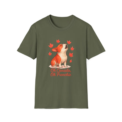 Oh Canada, Oh Frenchie – Unisex Canada Day Frenchie Tee