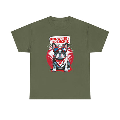 Red, White & Frenchie │ Canada Day French Bulldog Graphic Tee