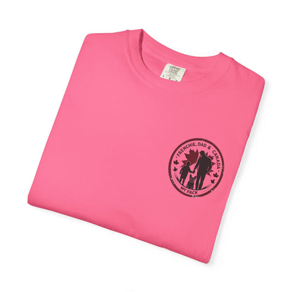 Frenchie, Dad & Canada – Unisex Left-Chest Logo Tee